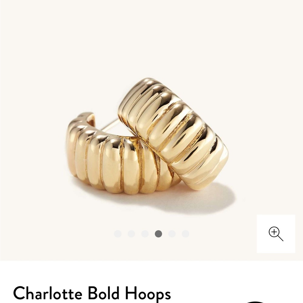 Mejuri charlotte bold hoops